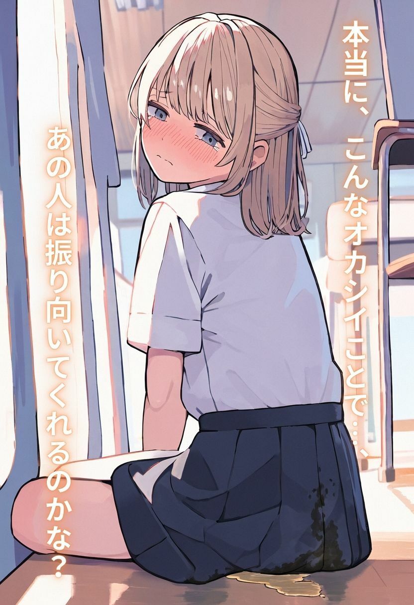 羞恥の美少女お漏らしデート！〜幼馴染、クラスメイト、アイドル、警察官にいっぱいお漏らしさせてみた〜 サンプル4ページ目