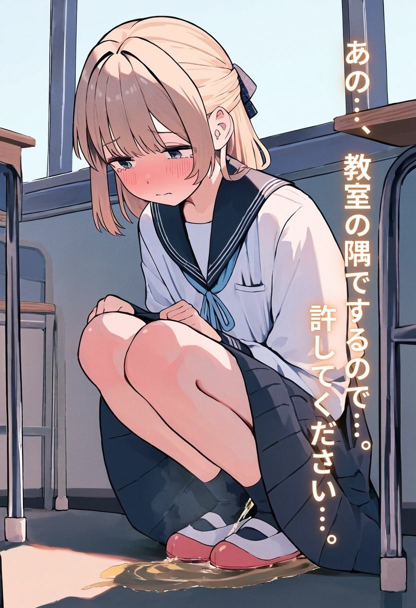 羞恥の美少女お漏らしデート！〜幼馴染、クラスメイト、アイドル、警察官にいっぱいお漏らしさせてみた〜 サンプル5ページ目