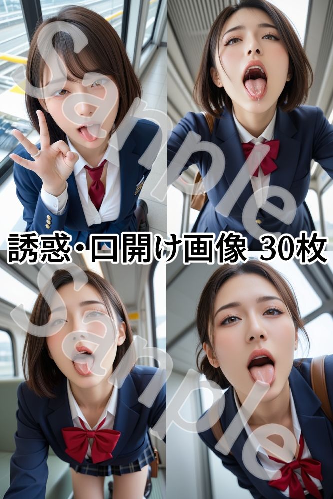 JK ブレザー女子校生  精子まみれの日常 《通学電車 編》vol.2 サンプル2ページ目