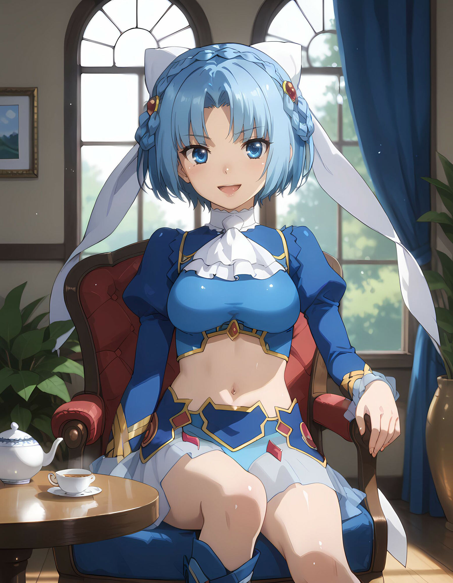 魔〇の王と戦姫より【リュドミラ=ル〇エ】脱衣CG集 サンプル1ページ目