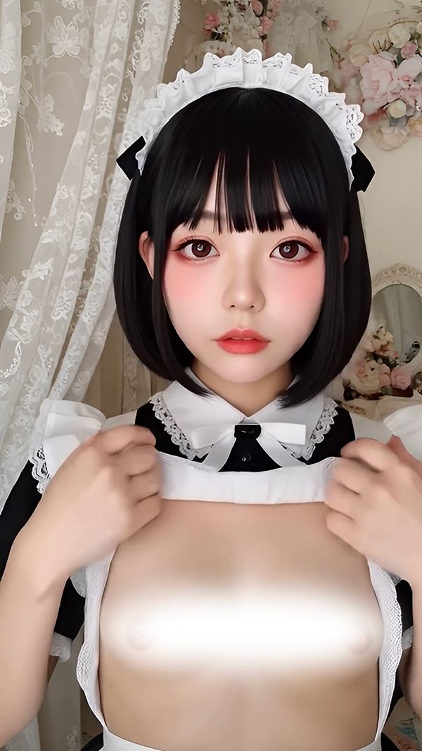 【動画】ぽろりメイド vol.3｜清楚25人のリアル脱衣モーション集〈やさしく、ゆるめる〉 サンプル9ページ目