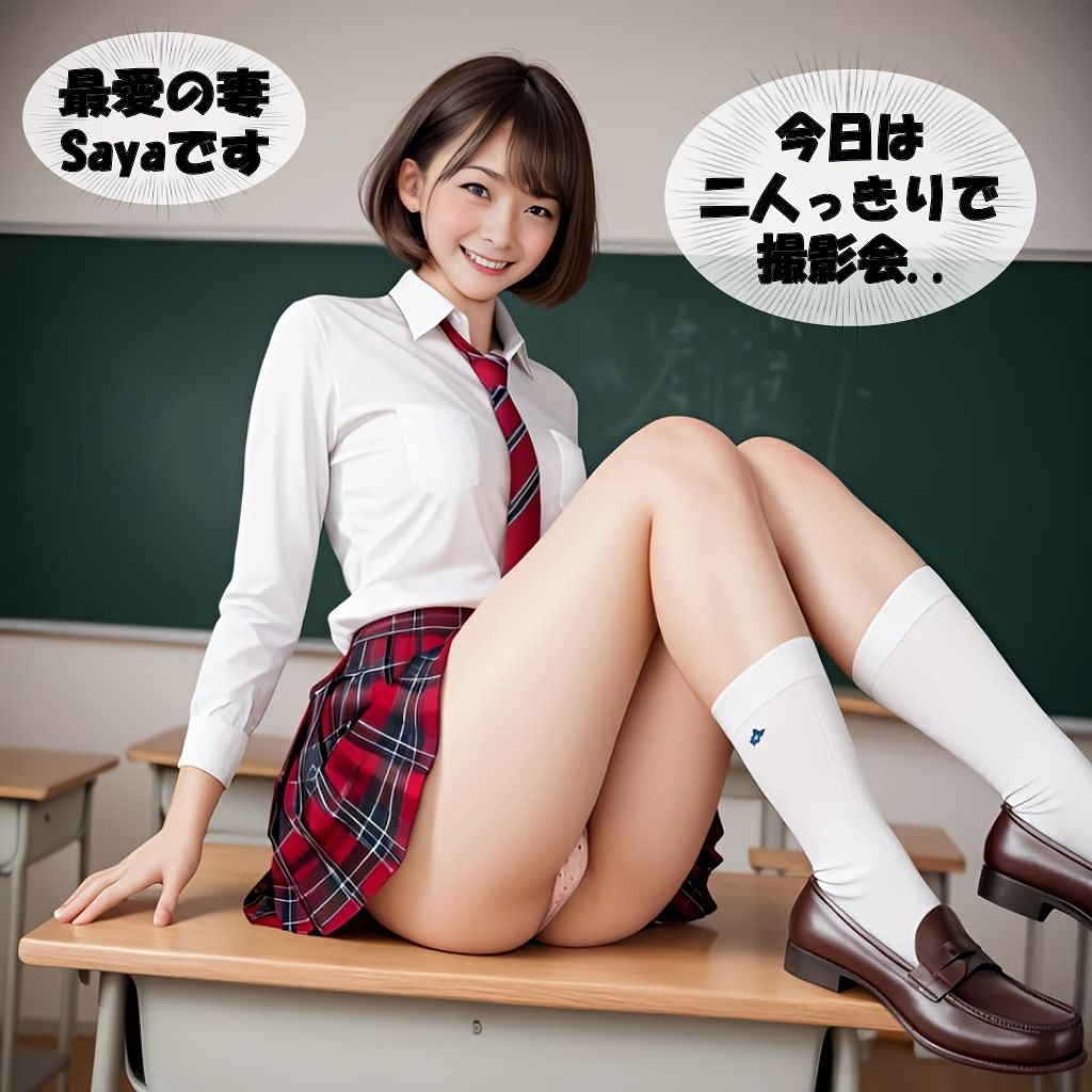 【動画】人妻Sayaの変態日記/セーラー服で調教/おしっこ編 サンプル1ページ目
