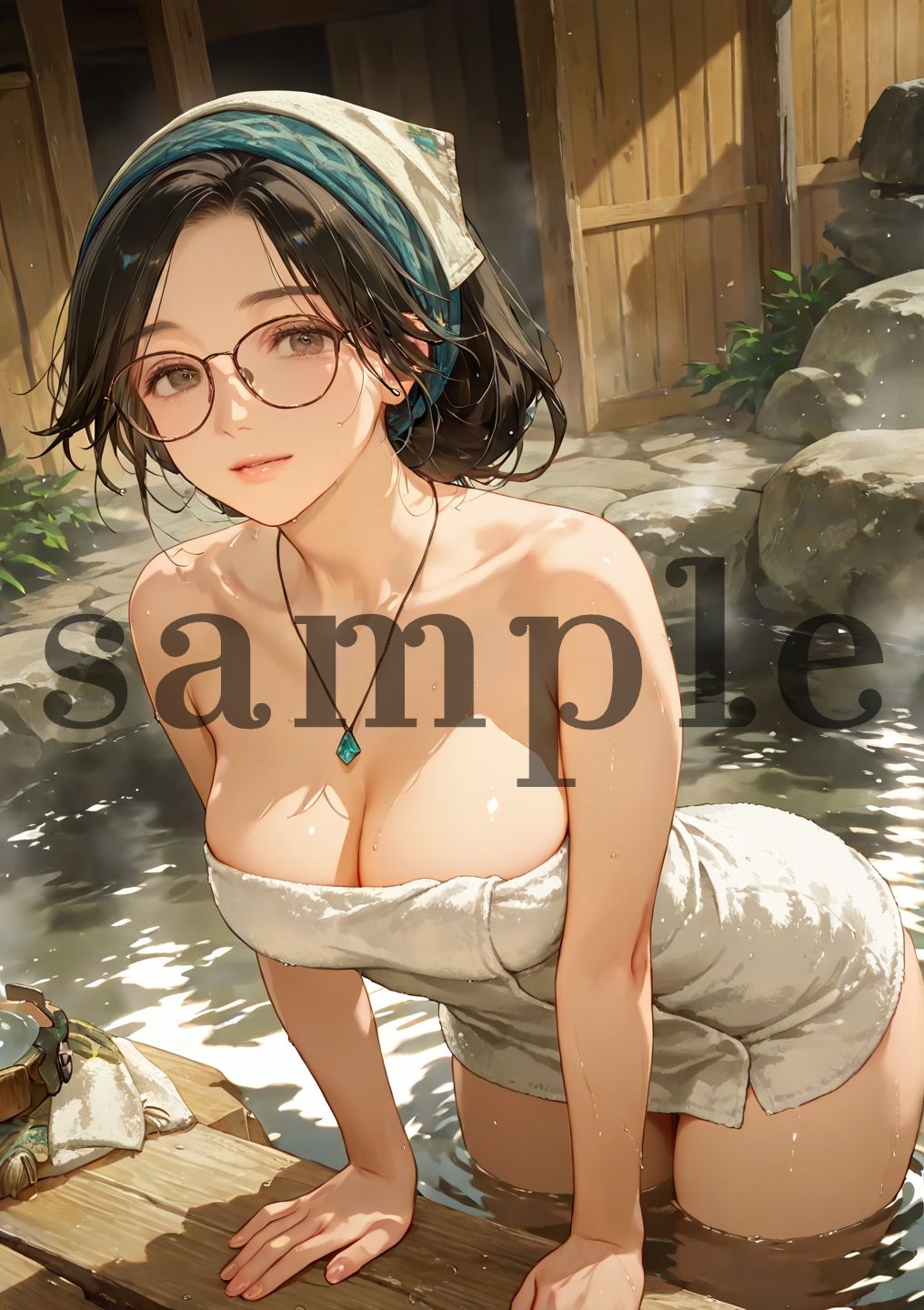 アルマさんと温泉からの濃密えっち サンプル1ページ目