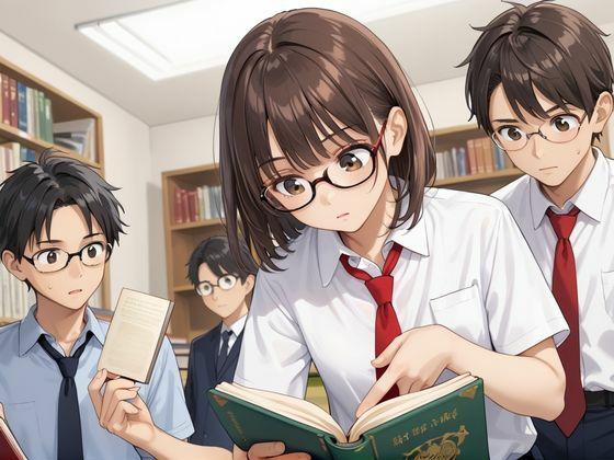 真面目な眼鏡J〇はHが好き サンプル1ページ目