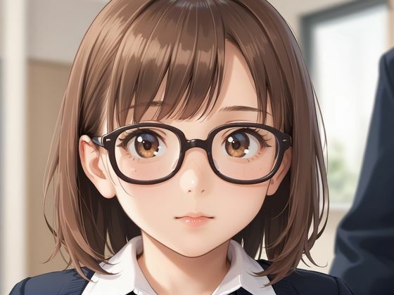 真面目な眼鏡J〇はHが好き サンプル2ページ目
