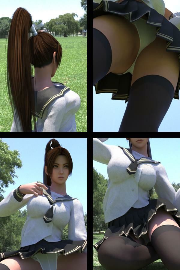 【TD100】元祖セクシー女性格闘家『不知火舞（しらぬいまい）』の写真集SexyNinja-44 サンプル2ページ目