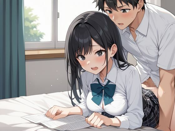 ノーブラで学校に来てしまったクラスメイトの穴奉仕 サンプル2ページ目
