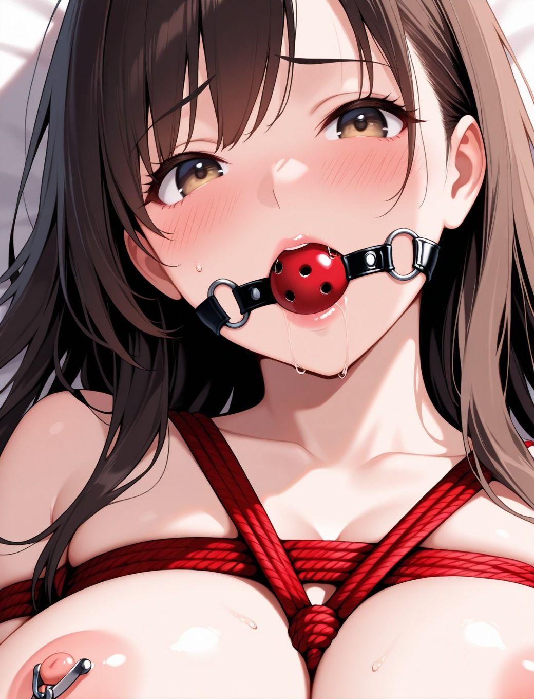 巨乳たわわJK  おもちゃ調教 サンプル4ページ目
