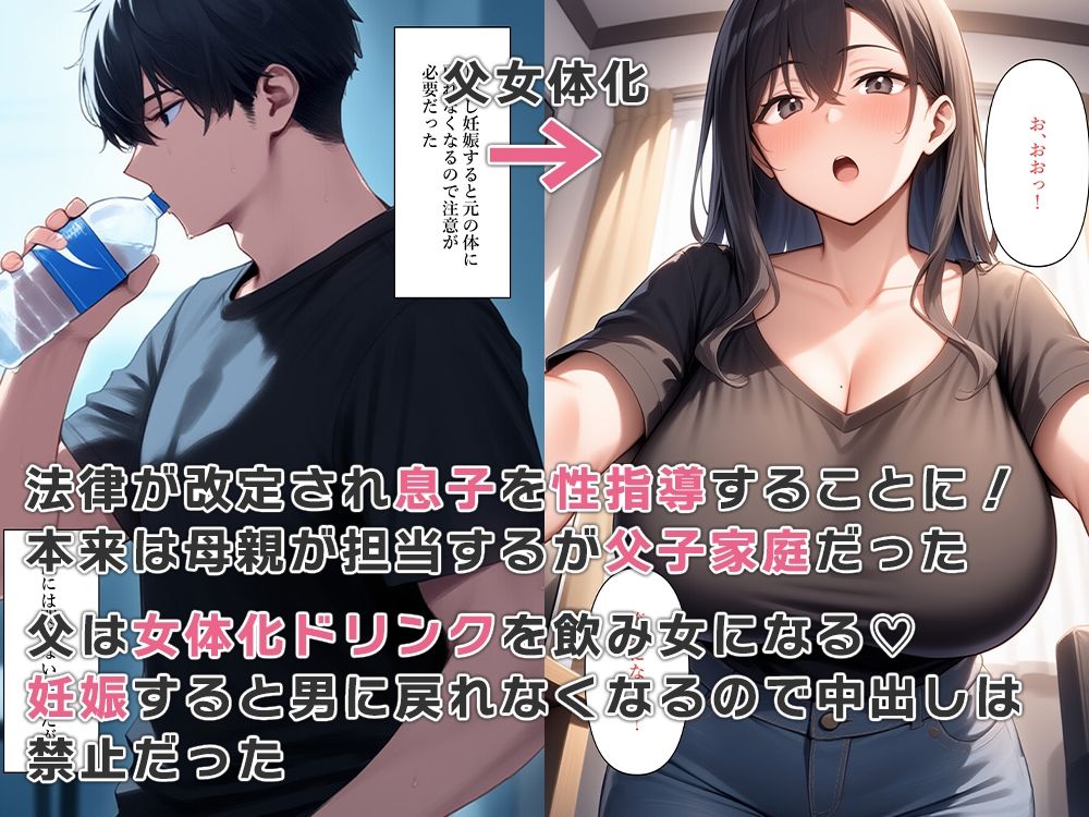 TS父は息子に性指導する サンプル1ページ目