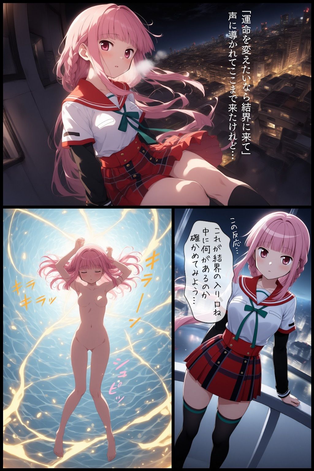 ヒロインの裏肖像〜魔法少女と蛇神の娘〜 サンプル4ページ目