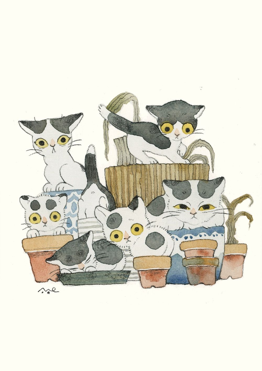 「ねこの目」猫小品図録 サンプル5ページ目
