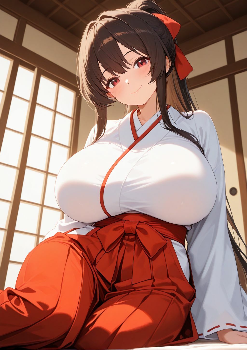 巫女みそぎ サンプル1ページ目