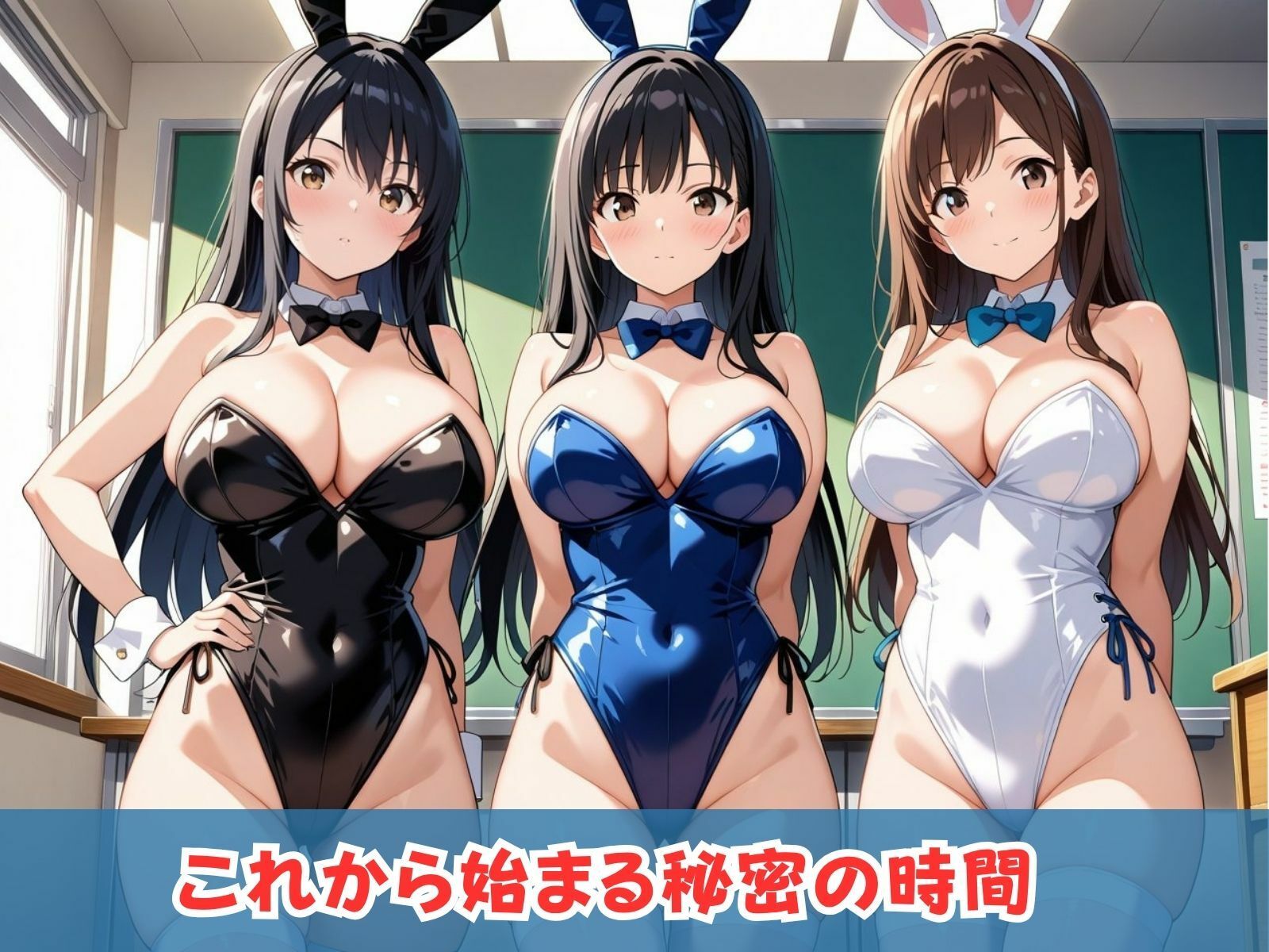 学園ハーレム性活〜巨乳バニーガール編〜 サンプル2ページ目