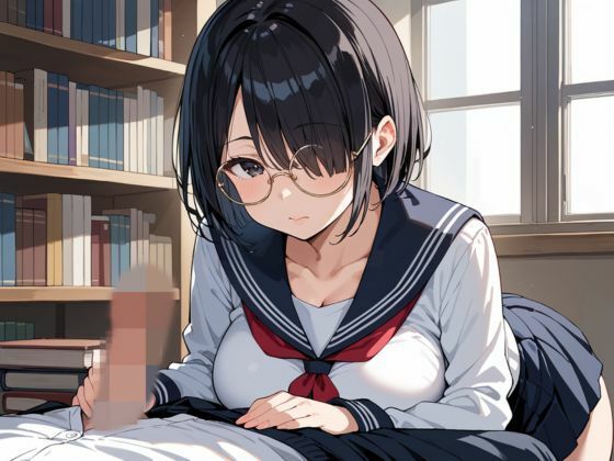 淫乱図書委員  地味女子をひたすら種付け サンプル2ページ目