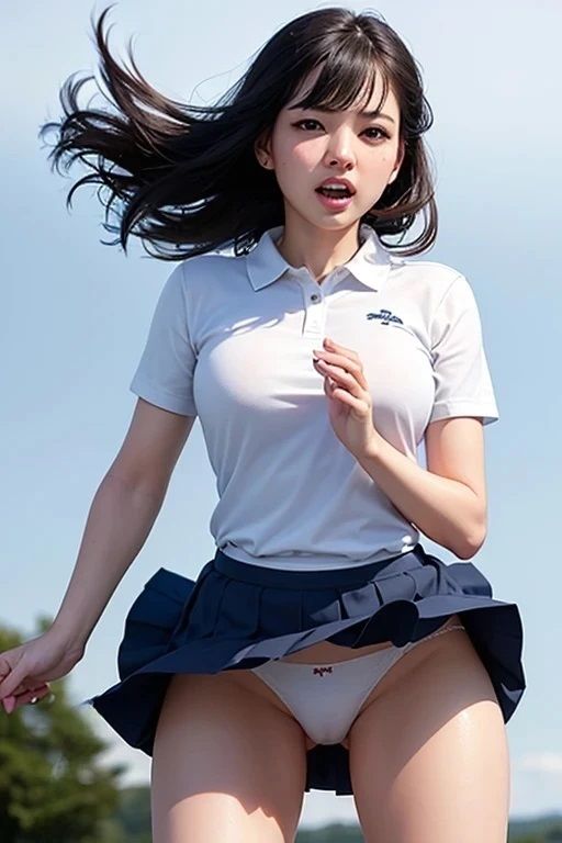 ゴルフコース強風パンチラ画像集 サンプル5ページ目