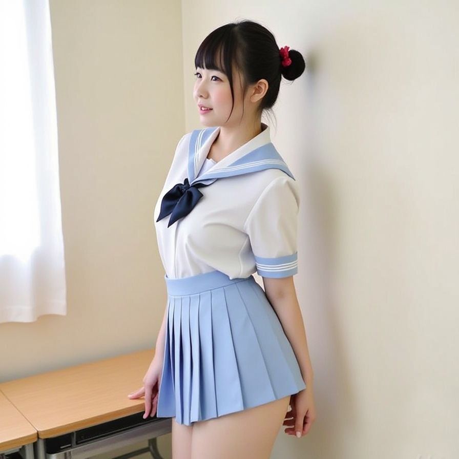 制服特化 vol.3 -AIグラビア写真集- サンプル5ページ目