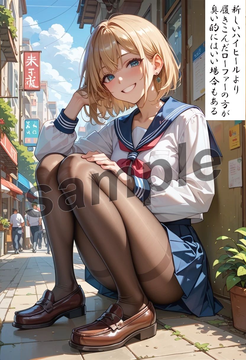 僕が女の娘と出逢い足フェチプレイした方法 パンストで蒸れた臭っさい足で抜いてもらっていいっすか？ サンプル2ページ目