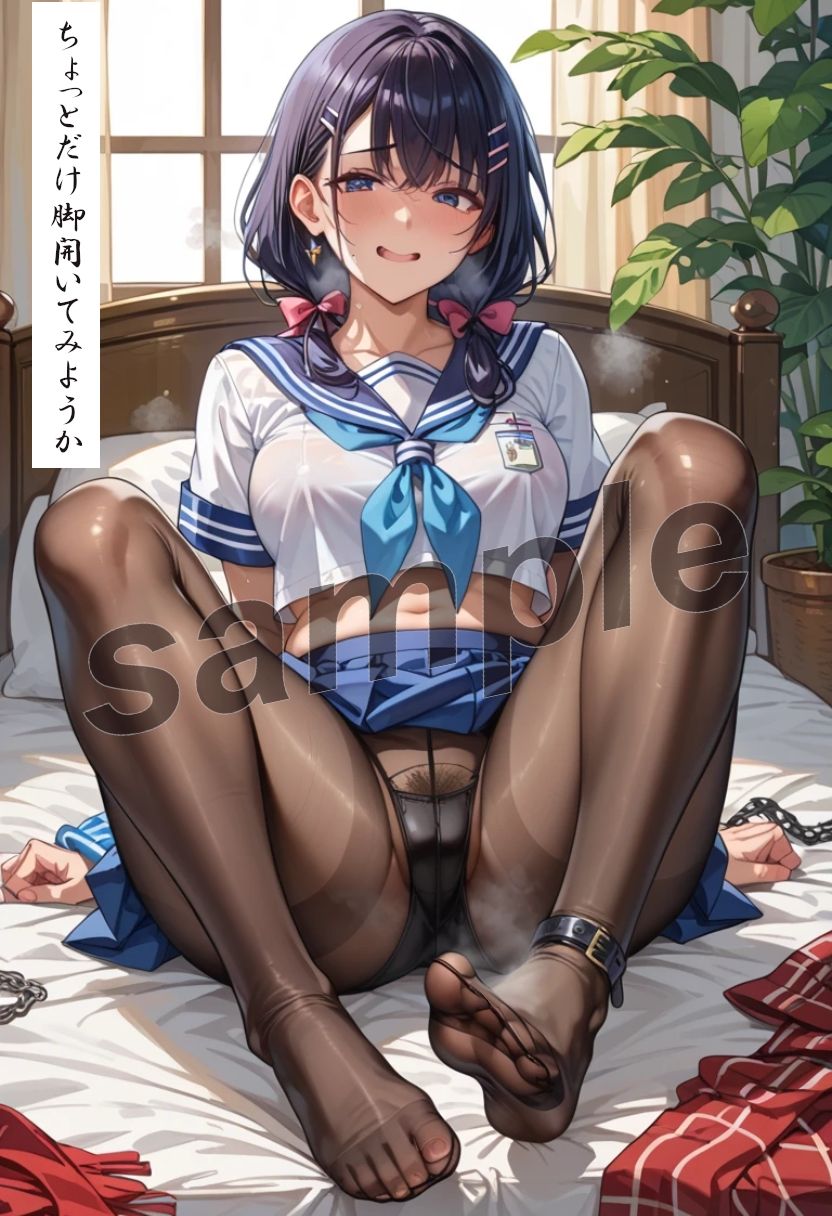 僕が女の娘と出逢い足フェチプレイした方法 パンストで蒸れた臭っさい足で抜いてもらっていいっすか？ サンプル4ページ目