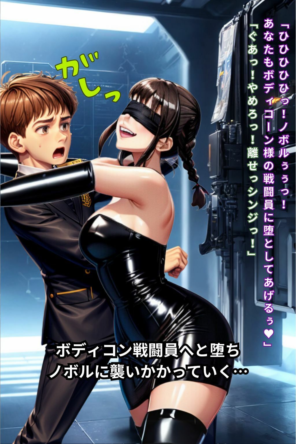 ラピスレンジャー 〜ボディコン洗脳の恐怖〜 VOL.3 サンプル4ページ目