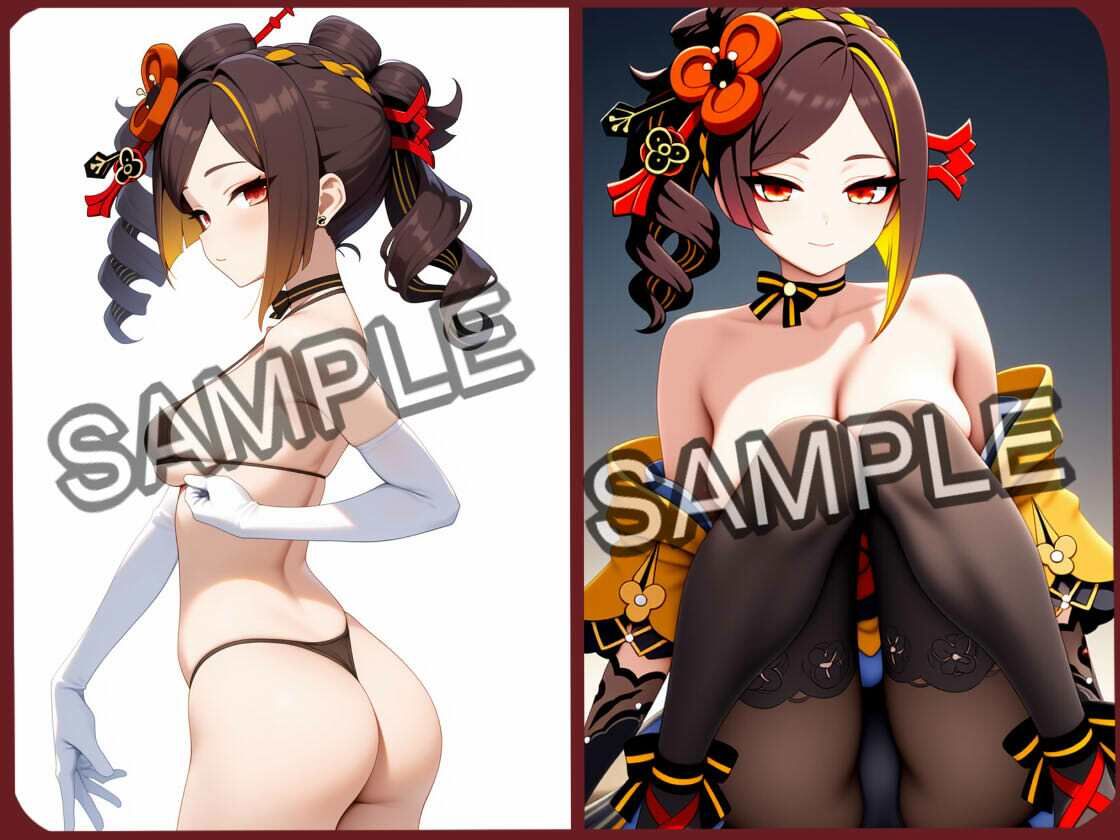 【AIコレ＃4】 原シコ淫パクト番外編 〜AIイラスト千〇＆刻〇編＋a495〜 サンプル10ページ目