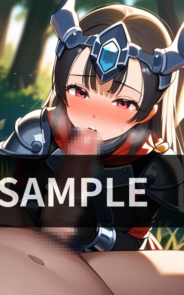 戦闘をした後は 気を鎮めるために アレをしてくれます。 サンプル3ページ目