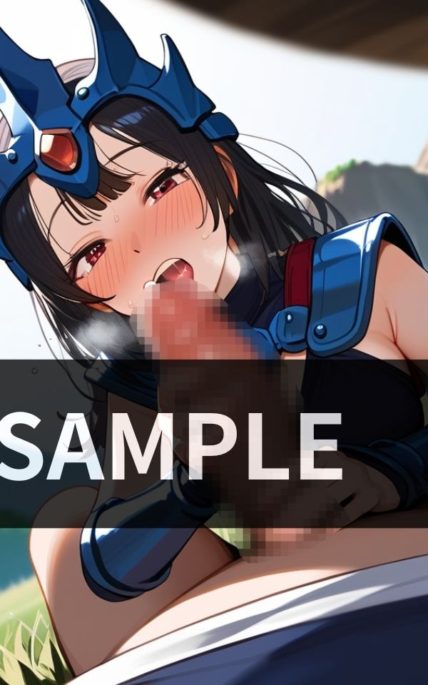 戦闘をした後は 気を鎮めるために アレをしてくれます。 サンプル4ページ目