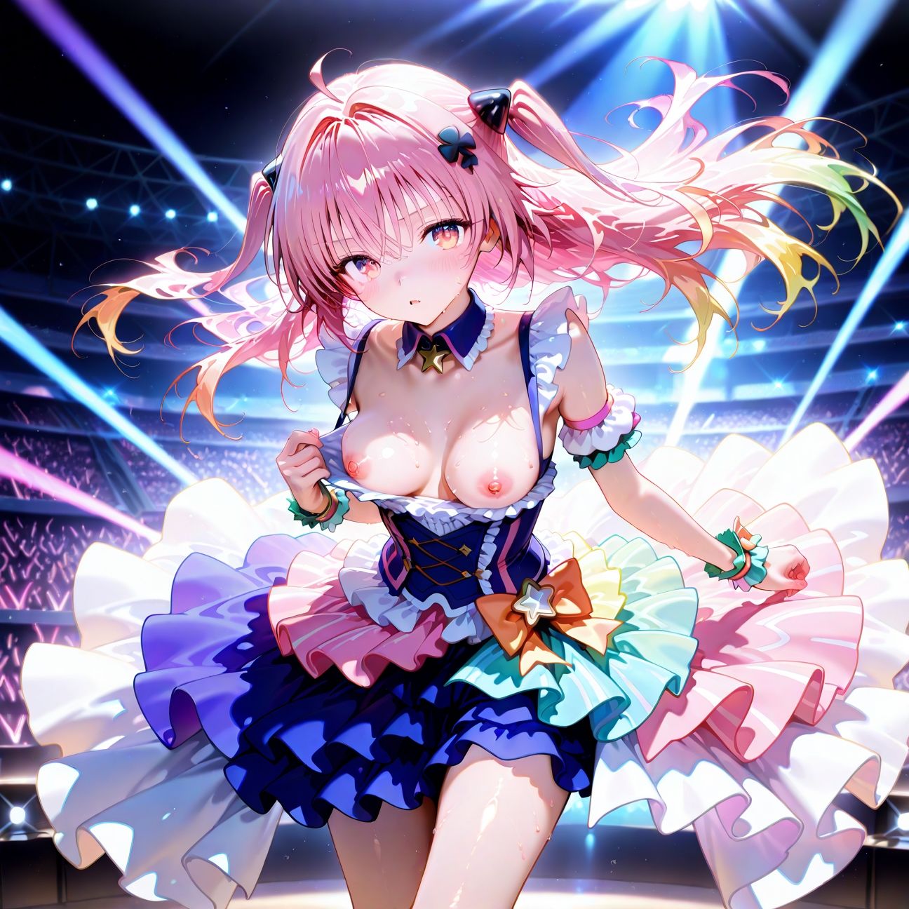 【Part2】JKアイドルコンサートで公開オナニー！☆自慢の竿で持ち帰りエッチ サンプル2ページ目