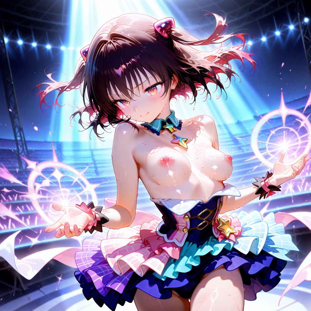 【Part3】JKアイドルコンサートで公開オナニー！☆自慢の竿で持ち帰りエッチ サンプル3ページ目