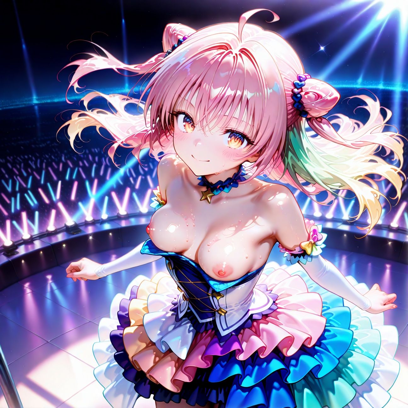 【Part7】JKアイドルコンサートで公開オナニー！☆自慢の竿で持ち帰りエッチ サンプル2ページ目