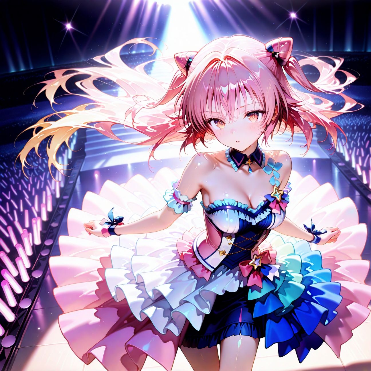 【Part8】JKアイドルコンサートで公開オナニー！☆自慢の竿で持ち帰りエッチ サンプル1ページ目