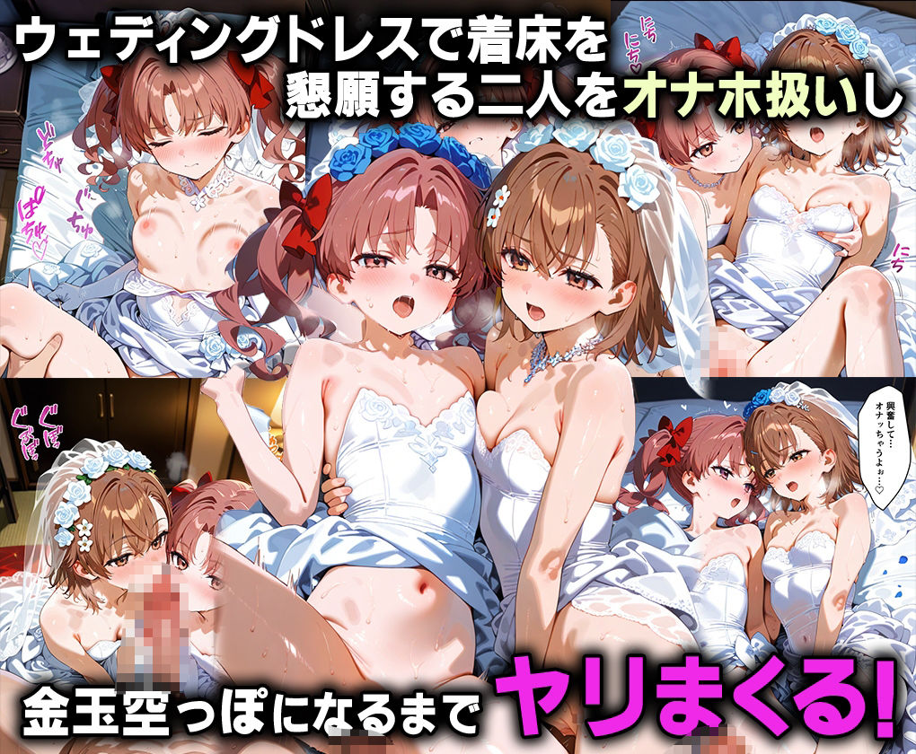ふたりは俺のオナペットっ！完全支配済の御○美琴＆白○黒子を着せ替えでご奉仕性奴●にしてイキ狂わせる話ww サンプル8ページ目