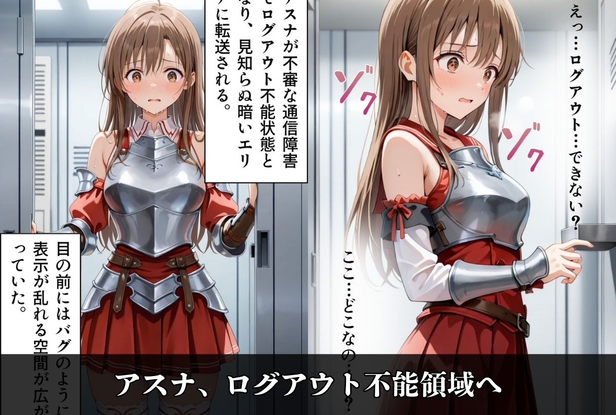 囚われたアスナ 〜ログアウト不能の性支配エリア〜（SAO編） サンプル5ページ目