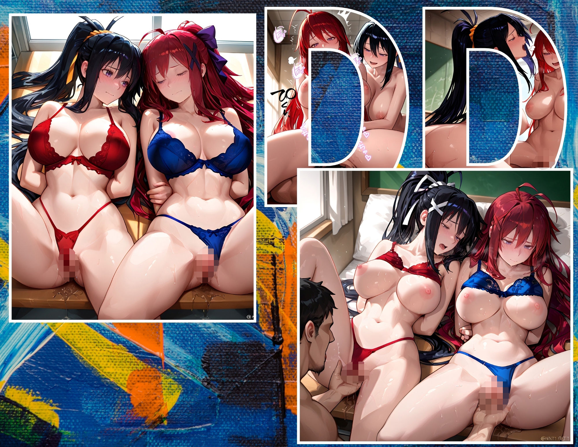 リ〇ス・グレモリーと姫〇朱乃  D×D編 サンプル8ページ目