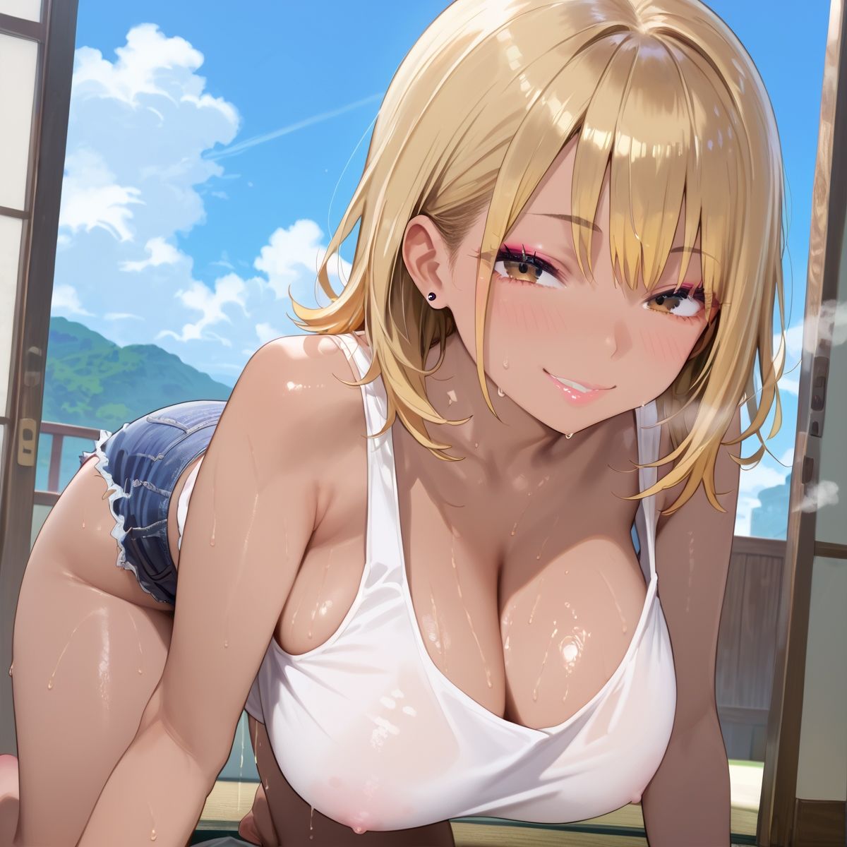 【PART2】夏休みに帰省したら地味な同級生が巨乳ギャルになっていた サンプル3ページ目