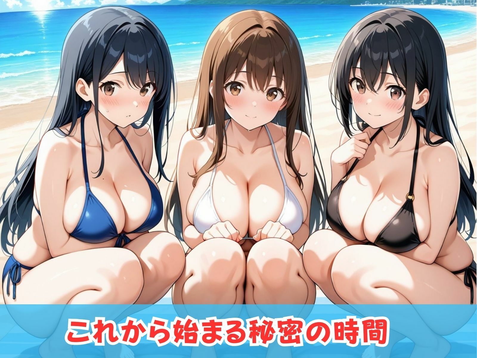 学園ハーレム性活〜巨乳ビキニ少女編〜 サンプル2ページ目