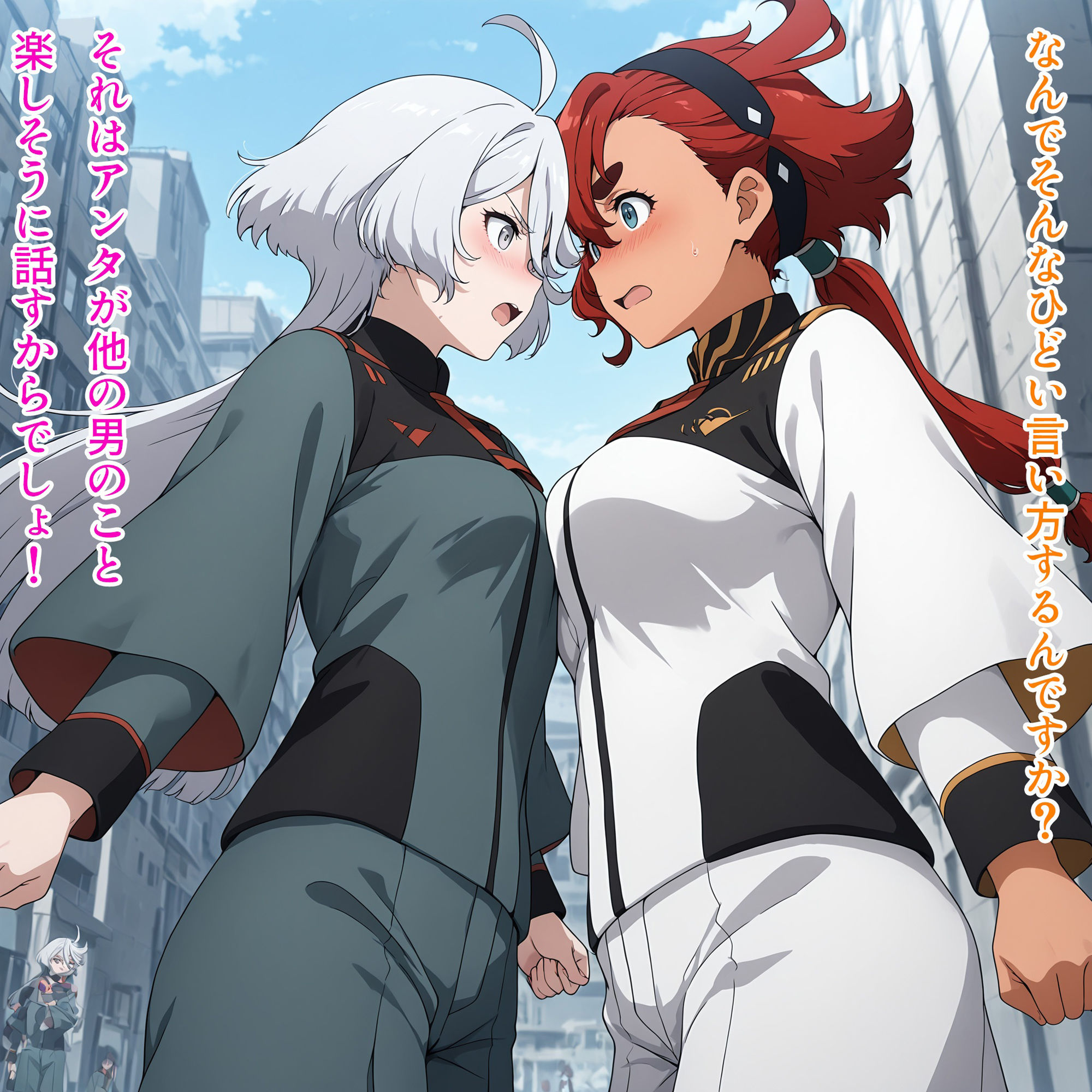 【ガンダム】スレ×ミオ  ラブラブ（ハート）えっち【水星の魔女】 サンプル1ページ目
