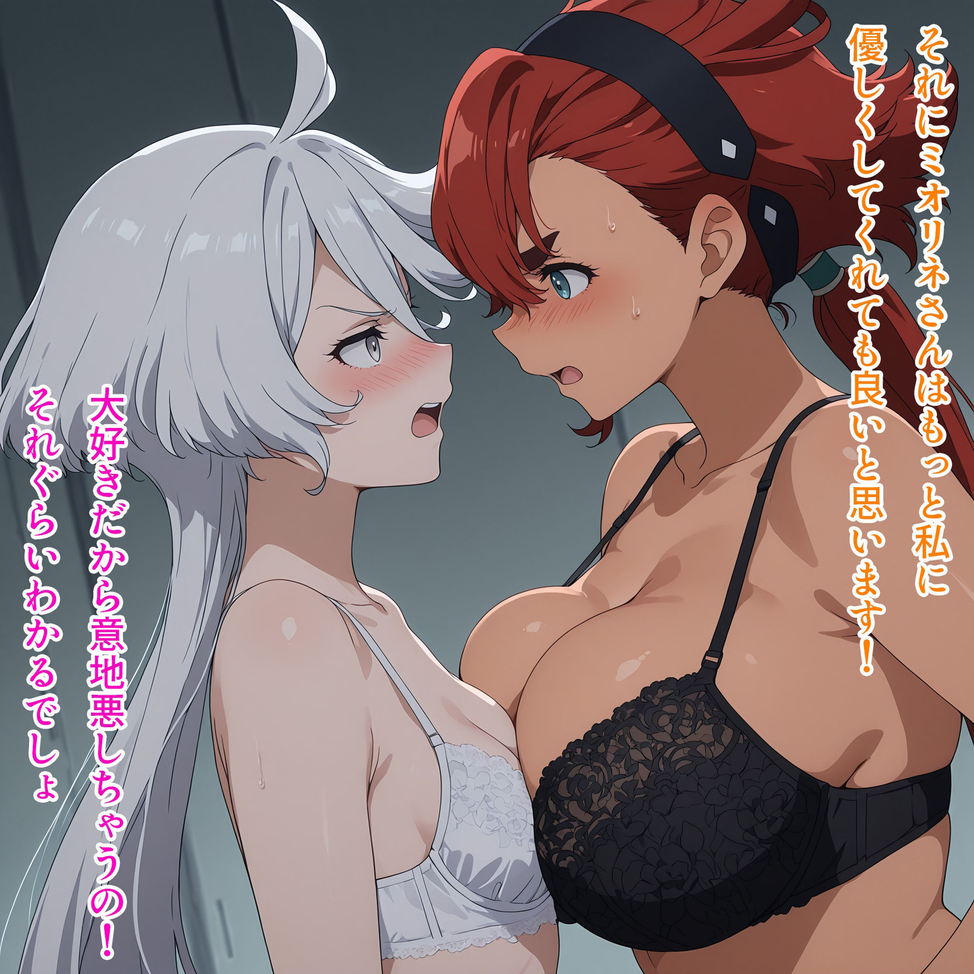 【ガンダム】スレ×ミオ  ラブラブ（ハート）えっち【水星の魔女】 サンプル3ページ目