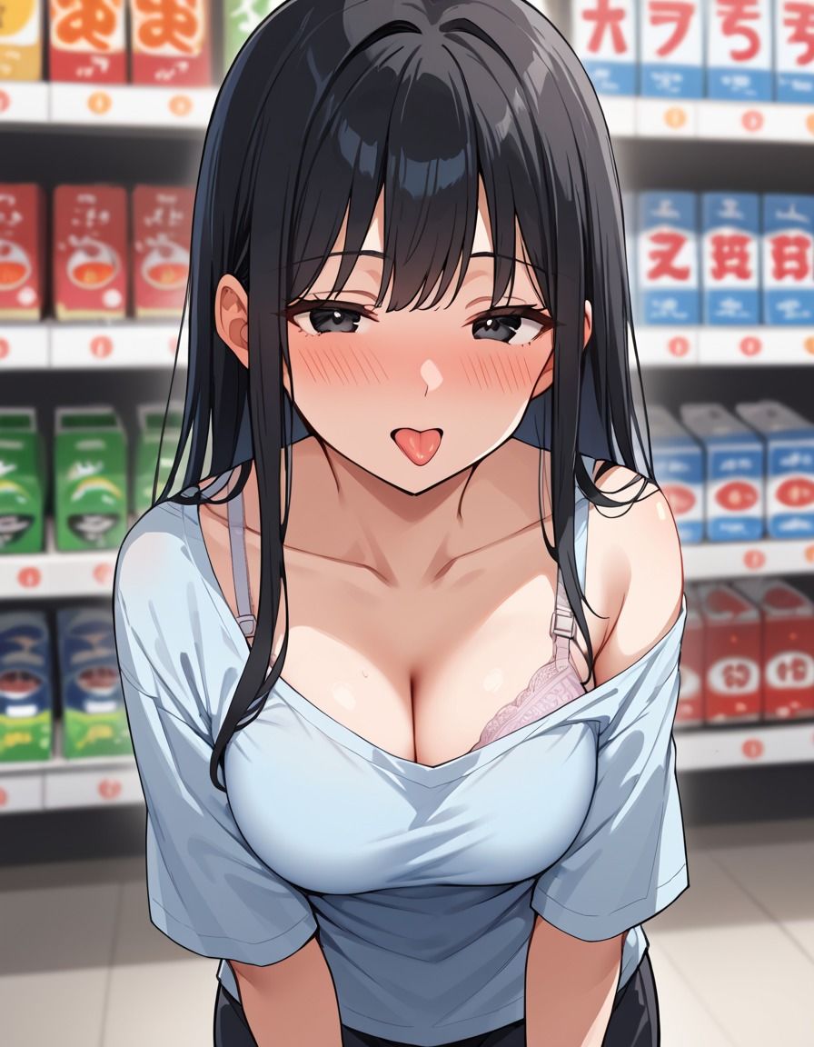 ハ？イト先輩はヤリマン 店長にハ？レないように誘惑してくる先輩 サンプル2ページ目