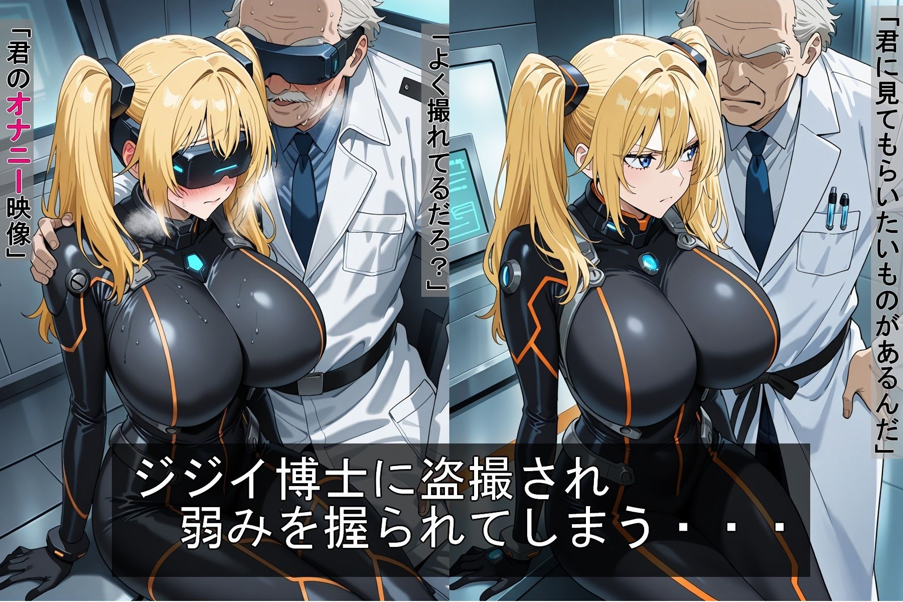プライドの高い女がジジイ博士のいいなりに サンプル2ページ目