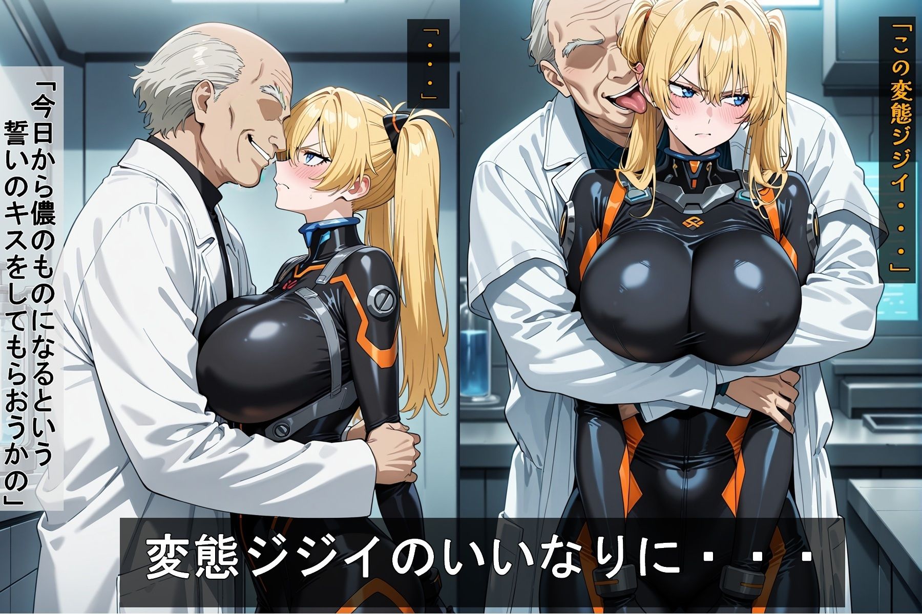 プライドの高い女がジジイ博士のいいなりに サンプル3ページ目