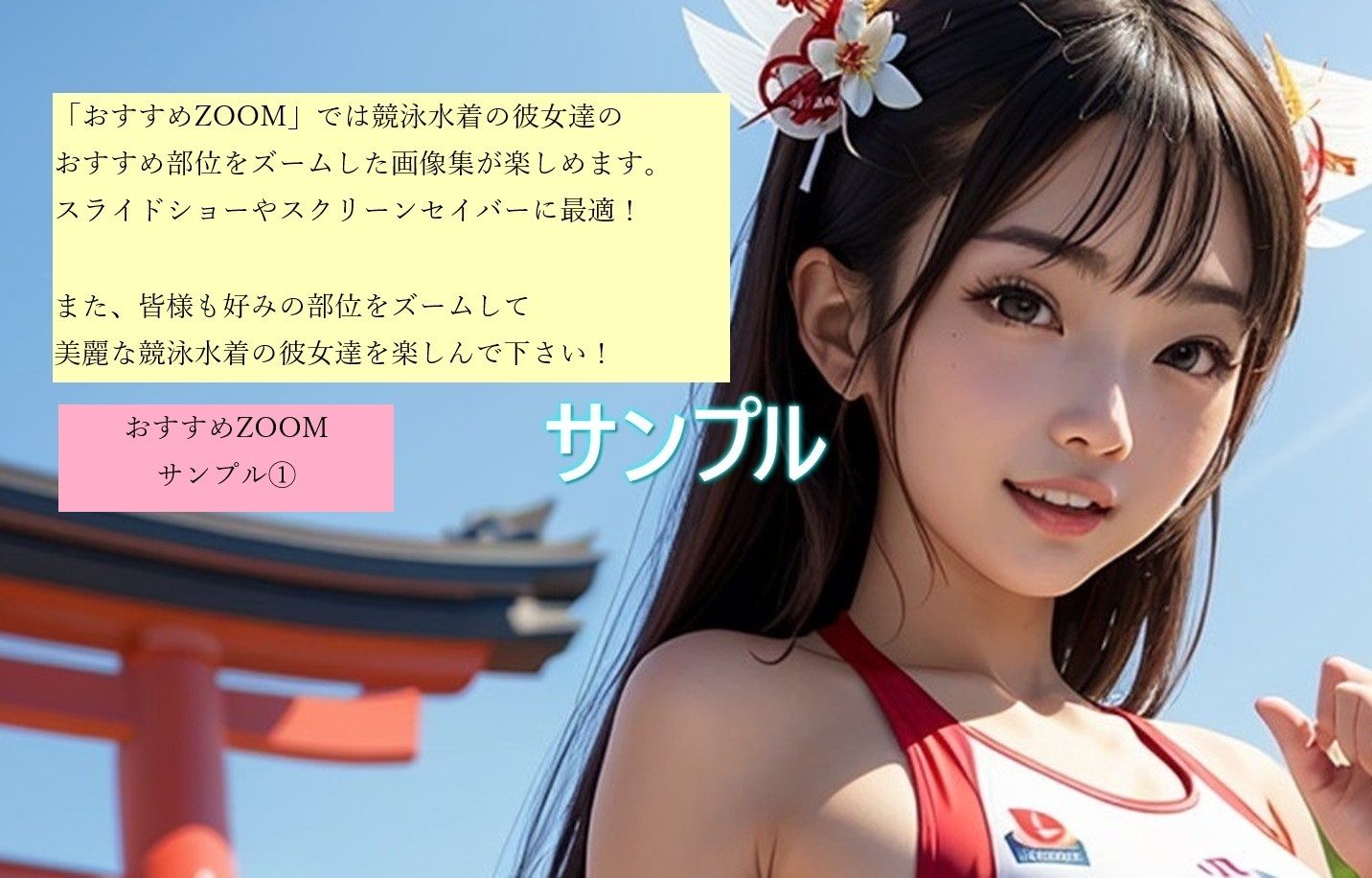 日々是競泳水着の彼女【1月】 サンプル1ページ目
