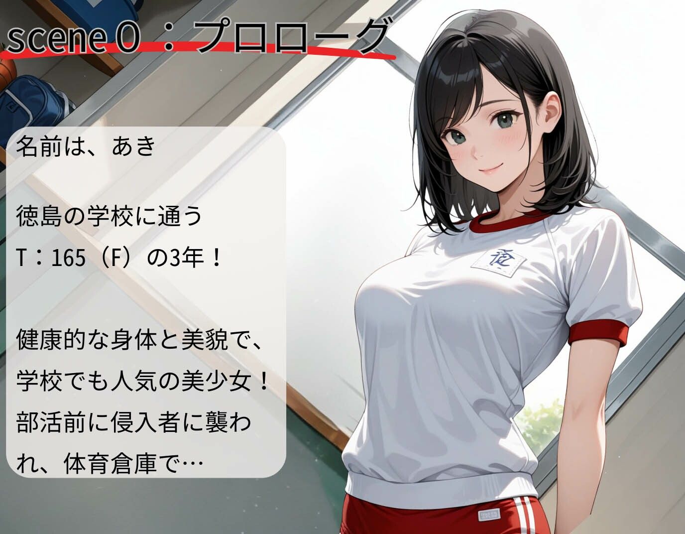 Fカップのブルマ美少女！快感の臨界点突破され快楽堕ちの恥辱 サンプル2ページ目