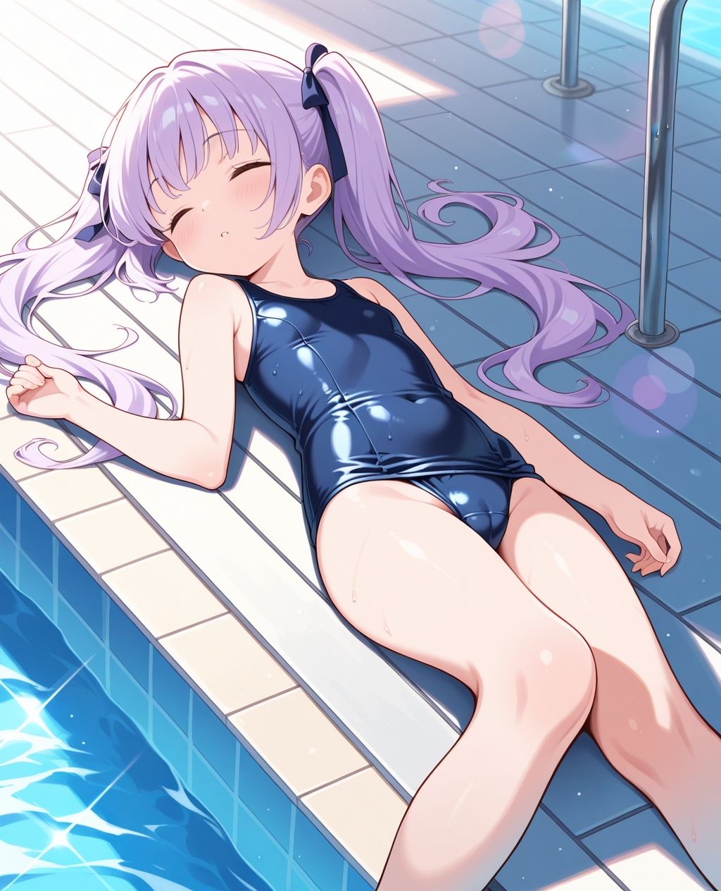 スク水パラダイス☆プールサイドでうたた寝編 サンプル4ページ目