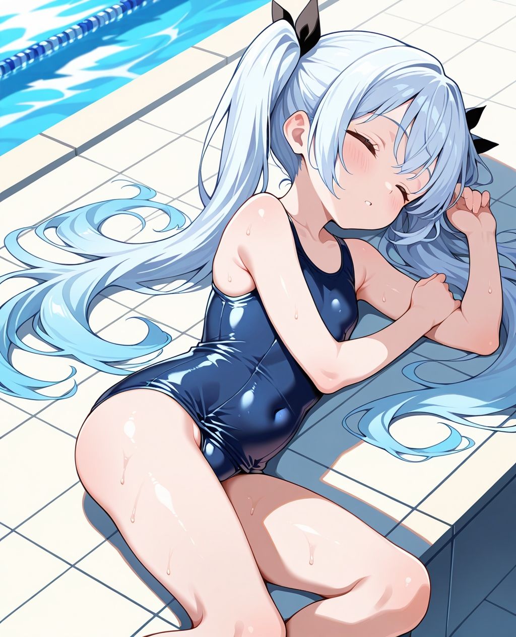 スク水パラダイス☆プールサイドでうたた寝編 サンプル5ページ目