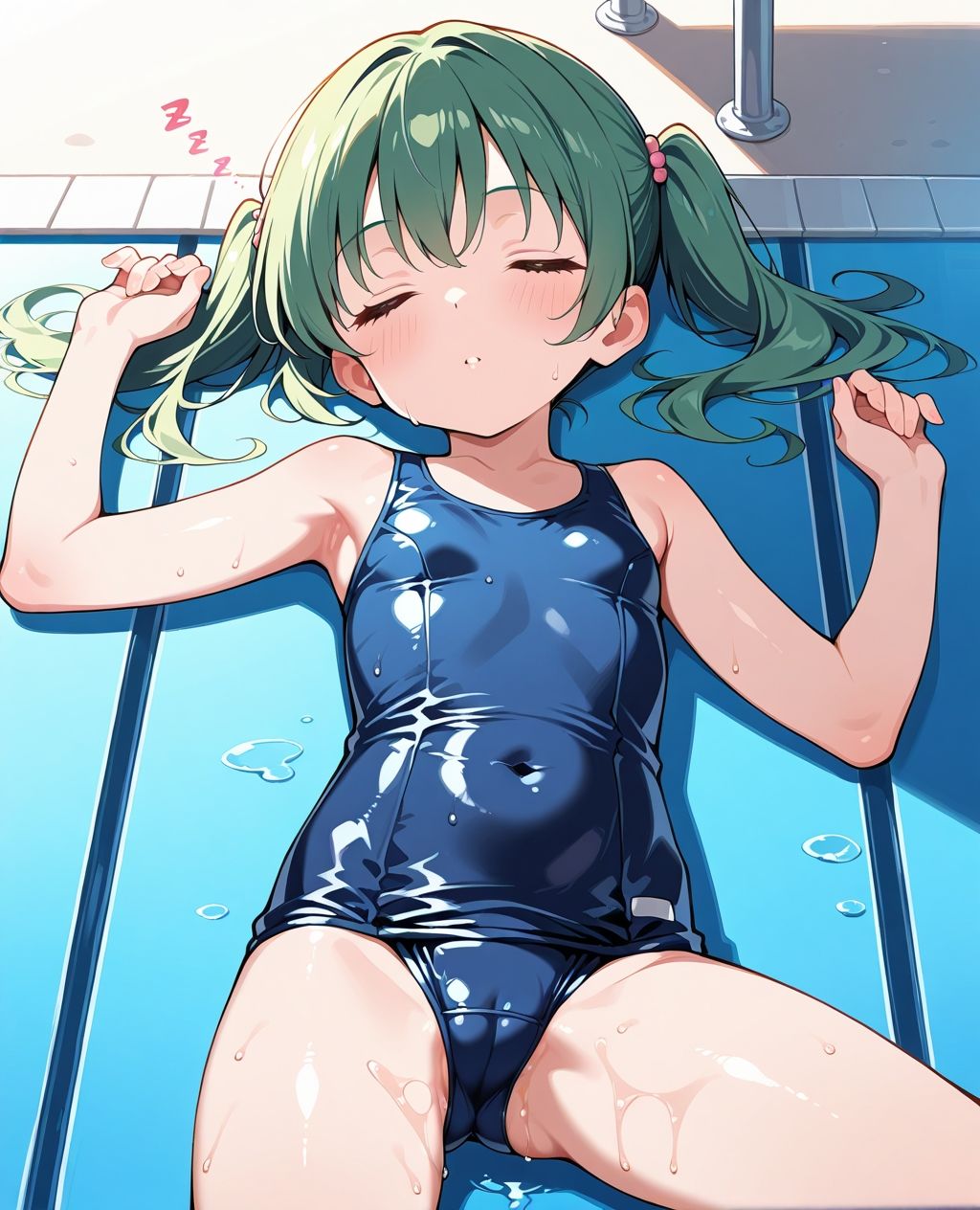 スク水パラダイス☆プールサイドでうたた寝編 サンプル7ページ目