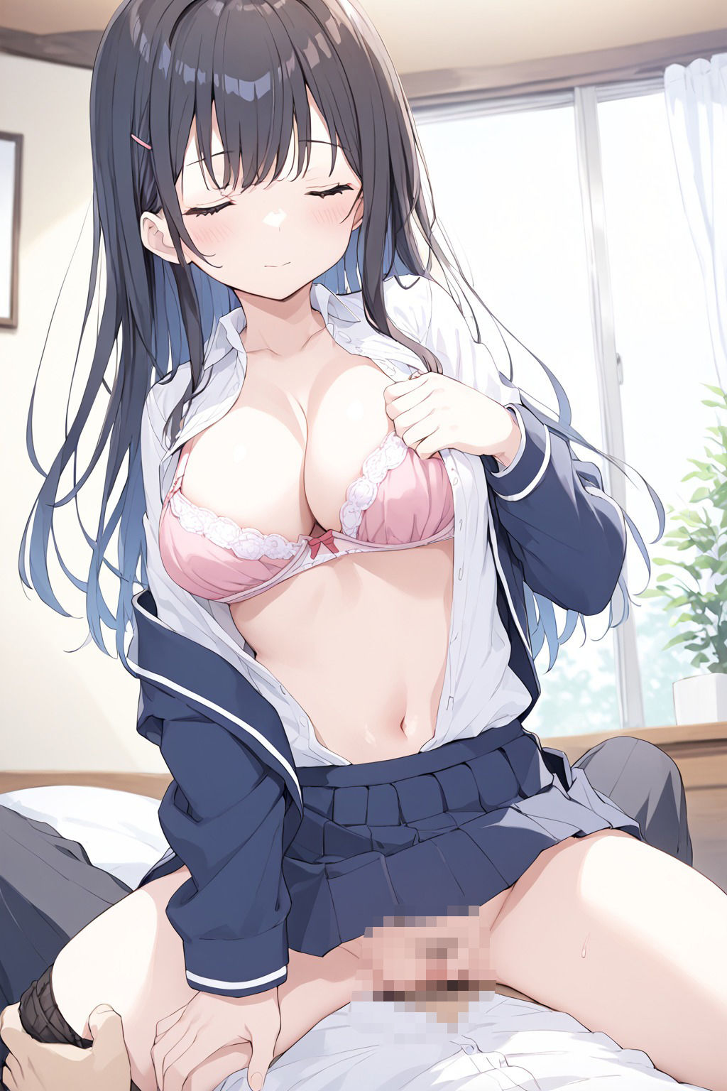 清楚系女子校生とナカ出しセックス サンプル2ページ目