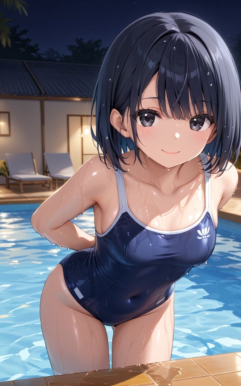 我慢できずに何度も中出し。スク水の中、快楽で壊れちゃった放課後。 サンプル1ページ目