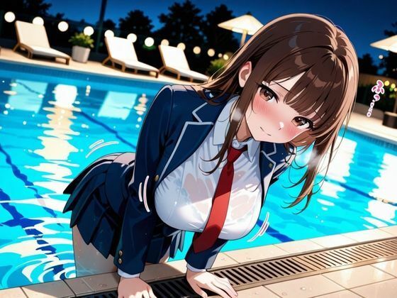沈められたスク水調教 〜水中で縛られる快感に、制服女子校生は堕ちていく〜 サンプル2ページ目