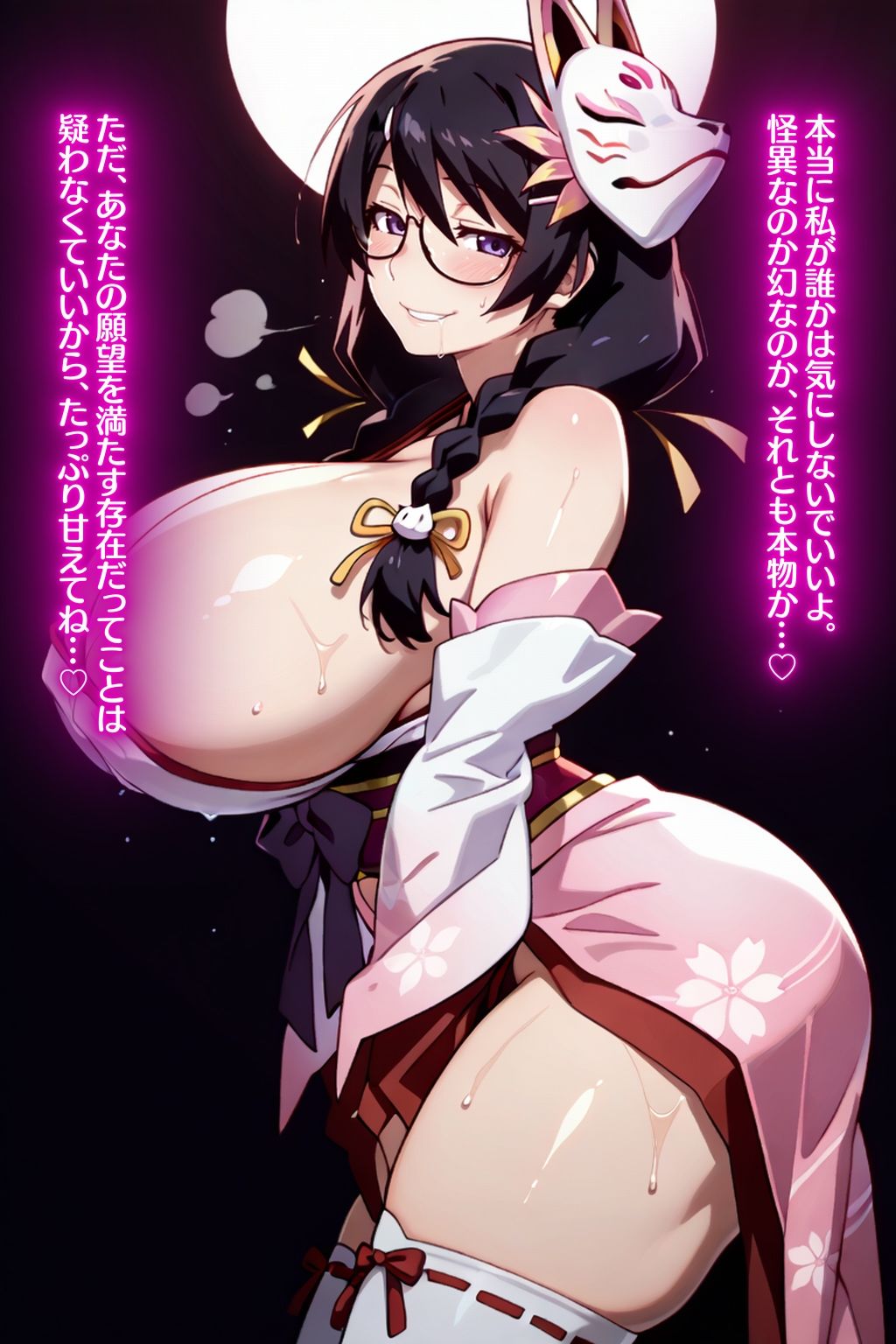 羽〇翼の淫靡な甘サド媚び奉仕〜淫らな爆乳眼鏡と情欲に溺れる倒錯性欲絶頂録〜 サンプル10ページ目