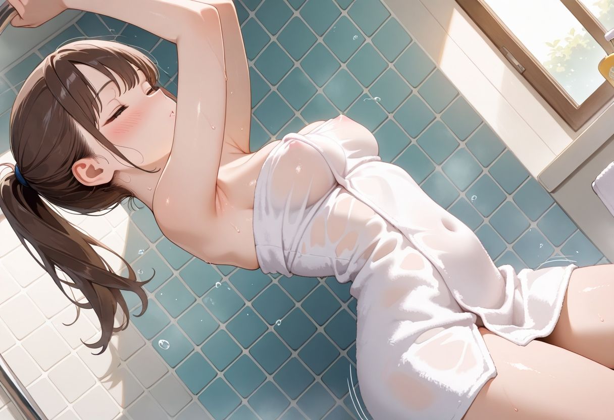 幼馴染のポニテ女子校生と中出し性交！ サンプル7ページ目
